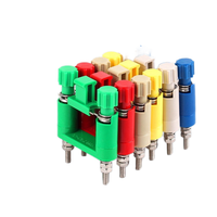Borniers haute tension JY1-2 à connexion par vis en cuivre 10A pour usage industriel et installation en armoire centrale