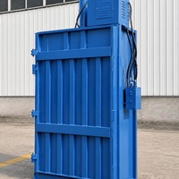 Presse à balles hydraulique automatique de 40 tonnes pour bouteilles PET, commande PLC, compacteur de recyclage de déchets plastiques