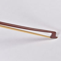 Musical Instrument Customized Real Horse Hair White Pearl Inlaid Brazilwood Violin Bow