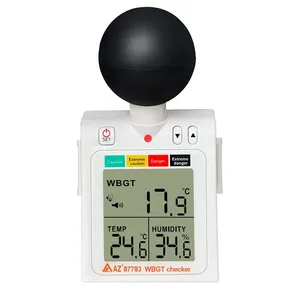 AZ87783 Heat Index <b>Meter</b> Heatstroke Prevention Temperature and <b>Humidity</b> <b>Meter</b> China - Product Image 1