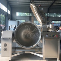Grand autocuiseur automatique industriel Marmite à pression en acier inoxydable de 100 à 1000 litres chauffée à la vapeur