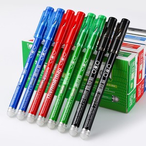 Stylo gel effaçable thermiquement Y619 de haute qualité, pointe 0,7 mm, encre rouge, en boîte, pour effacement, fournitures de papeterie en gros - Product Image 1