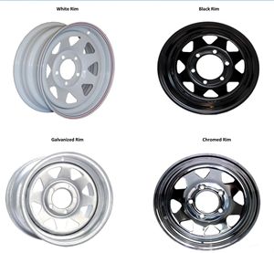 Meilleure vente <span class=keywords><strong>12</strong></span> 13 14 15 16 <span class=keywords><strong>pouces</strong></span> <span class=keywords><strong>jante</strong></span> 4 <span class=keywords><strong>trous</strong></span> <span class=keywords><strong>5</strong></span> <span class=keywords><strong>trous</strong></span> 6 <span class=keywords><strong>trous</strong></span> jantes en acier allié pour <span class=keywords><strong>remorque</strong></span> White Spoke - Product Image 6