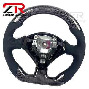 อุปกรณ์ตกแต่งภายในรถยนต์สำหรับ S2000 RSX พวงมาลัยรถสปอร์ตหนังแท้คาร์บอนไฟเบอร์แบบกำหนดเอง - Product Image 2