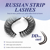 Faux Cils Bandelettes Effet Russe Volume Russe Cils Profonds Faux Vison