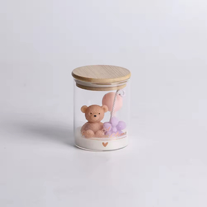 Bougie parfumée à la soja personnalisée et unique, vente en gros, cadeaux pour baby shower, bougies en forme d'ours bleu pour cadeau d'anniversaire - Product Image 6