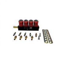 LPG/CNG Vehicle Conversion Kit with Red Fuel Rail H-Mark Gas-Powered Auto Parts General-Purpose HANXING Logo