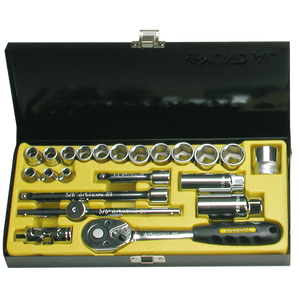 MUNDIAL 3/8ที่มี22ซ็อกเก็ตและอุปกรณ์เสริมสำหรับเคส - Product Image 1
