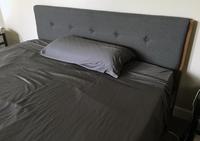 Lot de 4 draps de lit en satin de bambou 100%