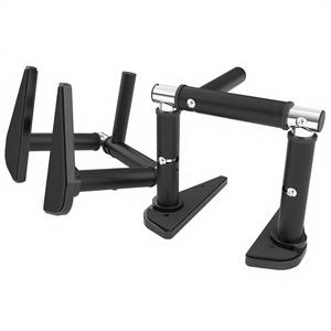 Barre de pompes multifonctionnelle pliable en acier portable pour hommes, pour usage domestique, à fixer sur cadre de porte, barres horizontales parallèles - Product Image 1