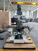 Machine de fraisage et de perçage robuste WELLON ZX6350V, alimentation automatique, rotation à 45 degrés, verticale et horizontale, avec certification CE