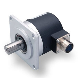 Codificador Rotatorio Hedss Isl5815 002c 2000bz1 5t 007c 007g, Conector de Montaje con Brida, Soporte Horizontal de Flujo Dual - Product Image 1