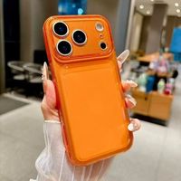 Étui de téléphone transparent en TPU pour iPhone, avec porte-cartes intégré, en stock et personnalisable pour la vente en gros
