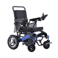 Fauteuil roulant électrique portable motorisé en alliage d'aluminium, pliable et léger pour personnes handicapées 60111-L013