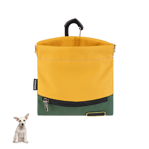 Échantillon gratuit OEM 2 couleurs Pochette à friandises avec logo personnalisé pour dressage d'animaux de compagnie Collation pour aliments pour chiens Sac à poignée de marche pour l'extérieur avec fermeture magnétique - Product Image 1