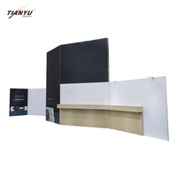 Stand d'exposition sophistiqué TIANYU avec intégration murale SEG sans joint, conçu pour des configurations d'exposition rapides multi-sites