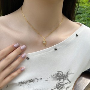 Collier pendentif rotatif roue de prière en argent S925 plaqué or 18 carats avec chaîne à maillons, style religieux unique Dylam - Product Image 2