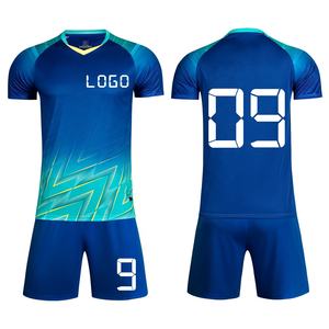 Luz azul sublimação Football Jersey Custom Club Soccer Uniformes Kit dos homens Premium Soccer Wear - Product Image 3