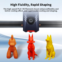 Printer 3D ANTINSKY PLA-HS 1.75mm 1KG Filamen dengan Fluiditas Tinggi, Kecepatan Pembentukan 50-600mm/s, 200C, Batang Plastik Bamboo Lab
