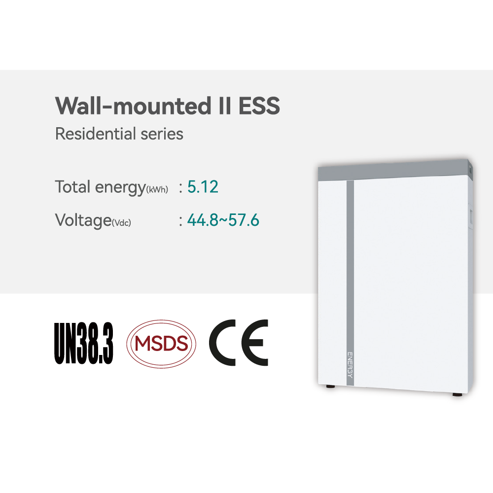 TAICO Split LiFePO4 5kWh/10kWh Wall-Mounted Solar Energy Storage Battery 51.2V 200Ah 10kW Lithium Ion Battery Pack · image 2