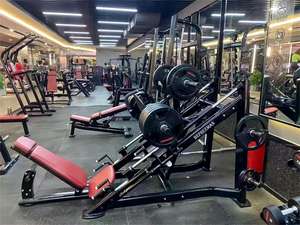 Machine commerciale de musculation Machine de presse de jambe chargée par plaque de 45 degrés Machine de presse de jambe assise - Product Image 5