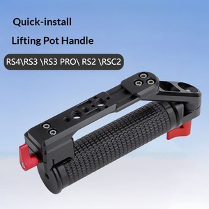 Empuñadura de Aluminio Plegable y Ajustable para Estabilizador de Cámara DSLR DJI <span class=keywords><strong>Ronin</strong></span> RS3/<span class=keywords><strong>RS2</strong></span>/RSC2, Soporte de Zapata Fría con Rosca de 1/4 - Product Image 4