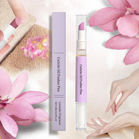 2-en-1 Stylo Poussoir à Cuticules et Huile à Cuticules Tête en Quartz 2ml/5ml Parfum Fleur et Fruit Brosse Soin des Ongles Élimine les Peaux Mortes Adoucit les Cuticules Vitamine E