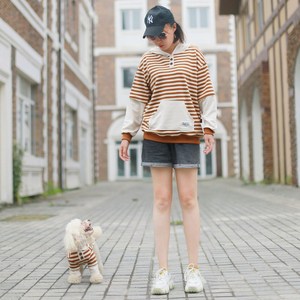 Chien et propriétaire tenues assorties vêtements pour chiens combinaison pour animaux de compagnie veste à quatre jambes accessoires tenue luxe Labubu Onesie sweat à capuche humain - Product Image 3