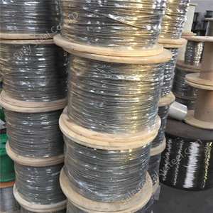 حبل أسلاك الفولاذ المقاوم للصدأ المطلي بالنايلون 7x7x7 - Product Image 3