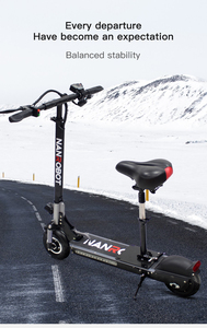 Patinete eléctrico de 2 ruedas para adultos, patinete eléctrico plegable de 48V, electrónico, unisex, <span class=keywords><strong>NANROBOT</strong></span>, patinete de dos ruedas X4 de 8 pulgadas - Product Image 5