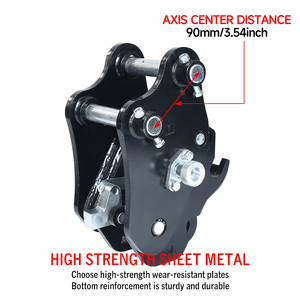 Attache rapide pour mini-pelleuse 1-3 tonnes, en acier haute résistance, à changement rapide - Product Image 4