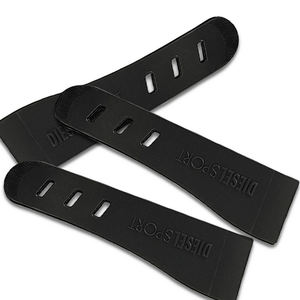 Le plus récent bouton pression de vêtement personnalisé recyclé TPU noir ruban magique moderne Rectangle maille décoration plastique pour vêtements - Product Image 4