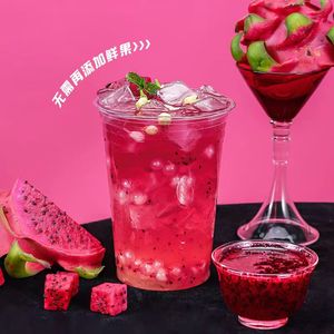 Doking Bubble чай ингредиенты манго Джем сироп манго пюре фруктовый чай напитки - Product Image 3