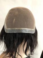 Perruque Longfor Full Lace avec Base en Soie et PU Autour de Haute Qualité Indien Remy Cheveux Toupet pour Femmes et Hommes Prix de Gros