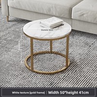 Petit ensemble de table d'appoint de canapé en bois de luxe table basse et de thé de loisirs durables pour appartement urbain balcon simple et salon