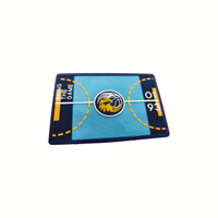 Étiquettes en silicone TPU imprimées métalliques réfléchissantes texturées 3D pour vêtements, forme de rouleau holographique pour maillots