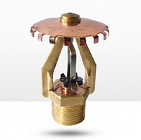 Tête de sprinkler vertical chromée à suppression rapide pour entrepôt