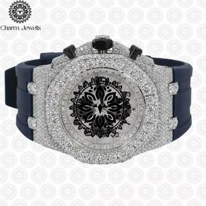 Montre en diamant d'exportateur indien avec affichage élégant de l'heure, idéale pour les collectionneurs de bijoux et les acheteurs de cadeaux, disponible à prix réduit - Product Image 3