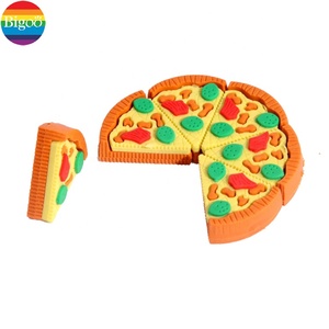 Fancy Kid <span class=keywords><strong>3D</strong></span> tẩy của pizza hình thiết kế tẩy trong đóng gói quà tặng - Product Image 3