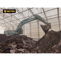 MOTEK Godet vibrant de criblage de sol pour opération sur le terrain, avec plaque en maille résistante à l'usure pour le tri de gravier mixte et de sable