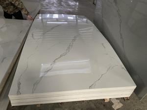 Panel de pared de PVC interior moderno, lámina de mármol UV para decoración impermeable - Product Image 3