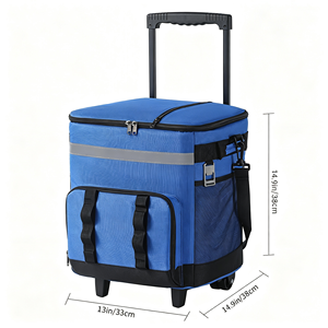 1. Conteneur isotherme à roulettes robuste pour aliments, chariot chauffant/refroidissant avec roues pour banquets, traiteurs et restaurants - Product Image 2