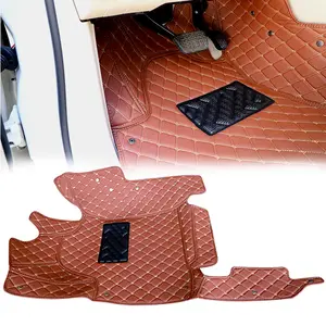 2024 nuovo Design personalizza tappetini auto in pelle Set completo PVC tappetino per auto universale 4 pezzi accessori
