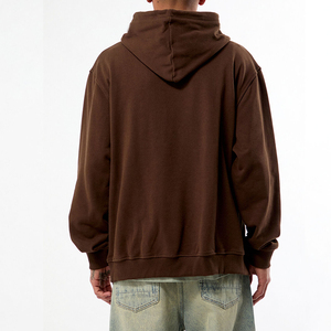 El fabricante diseña sudaderas con capucha y cordón ajustable con bordados de camuflaje elegantes; sudaderas con capucha de algodón personalizadas. - Product Image 3