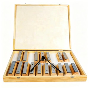 Xylophone Glockenspiel en métal et bois coloré à 17 tons, instrument de percussion Orff pour enfants, jouet musical éducatif précoce - Product Image 4