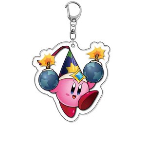 พวงกุญแจอะคริลิคพิมพ์ลายการ์ตูนอนิเมะเกม Kirby <span class=keywords><strong>Waddle</strong></span> <span class=keywords><strong>Dee</strong></span> Meta Knight ของที่ระลึก - Product Image 4