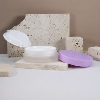 Yuecai – Pot vide pour poudre libre 10g avec tamis en maille élastique et double joint d'étanchéité – Emballage plastique – Vente en gros