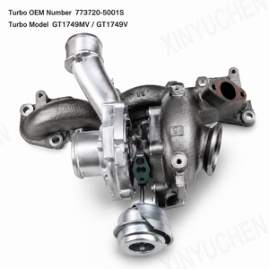 Nouveau turbocompresseur GT1749MV 773720-5001S pour Opel Astra H/Vectra C Saab 9-3 Fiat <span class=keywords><strong>Croma</strong></span> 1.9 CDTI/JTD Moteur diesel universel - Product Image 1
