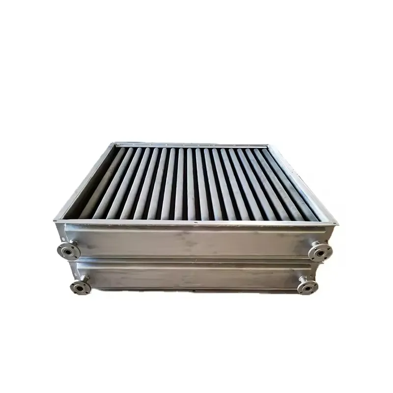 Kualitas tinggi ruang pengeringan uap industri baja aluminium komposit tabung bersirip radiator stainless steel penukar panas