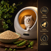Arena para Gatos de Tofu Premium a Granel 0.5-1cm para Areneros Automáticos, Precio de Fábrica al por Mayor, OEM, Marca Privada, Arena para Gatos sin Polvo